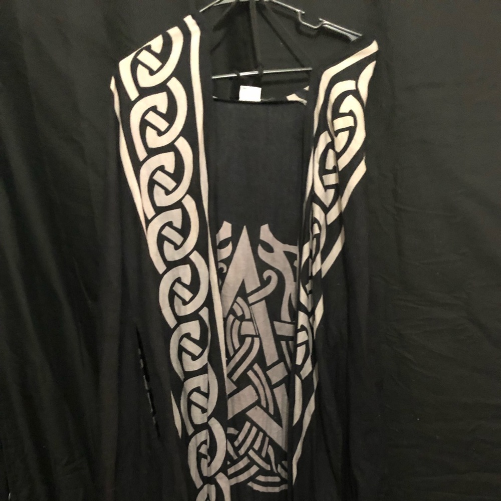 Gothic pentagram cloak renaissance faire